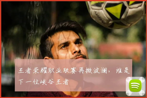 王者荣耀职业联赛再掀波澜，谁是下一位峡谷王者